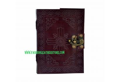 Unlined Journal Travel Blank Notebook For Men Women  120 Pages with Hand Embossed Exquisite Celtic Patterns